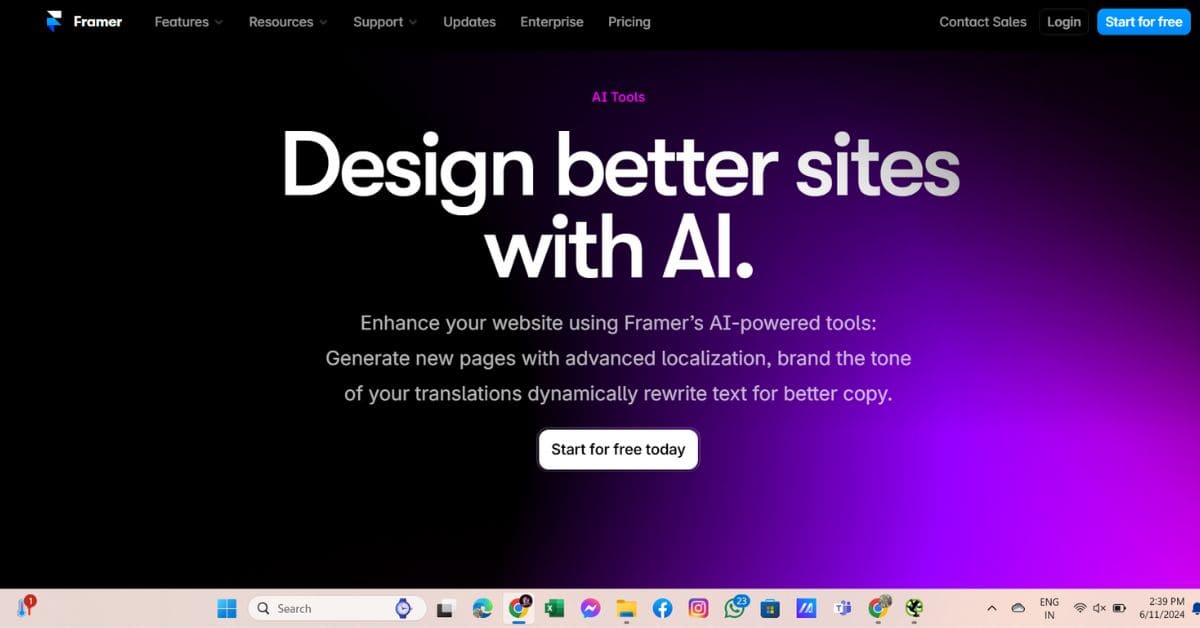 Read more about the article Framer AI