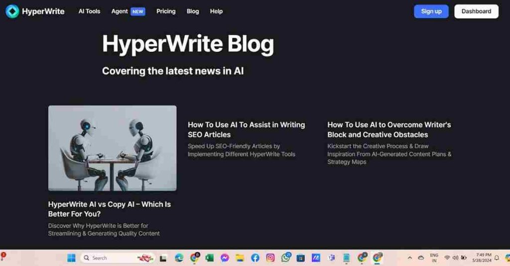 HyperWrite AI: Elevate Your Writing Experience